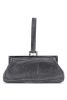 DIAMANTE EMBELLISHED CLUTCH BAG IN BLACK