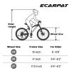 Ecarpat Mountain Bike 26 Inch Wheel, 21-Speed U-Brakes Twist Shifter, Carbon Steel Frame Youth Teenagers Mens Womens Trail Commuter City Snow Beach Mo