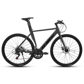 A28314 700c Ecarpat Road Bike, 14-Speed Shimano Disc Brakes, Light Weight Aluminum Frame ,Racing Bike City Commuting Road Bicycle for Men Women (Color: as Pic)