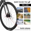 A28314 700c Ecarpat Road Bike, 14-Speed Shimano Disc Brakes, Light Weight Aluminum Frame ,Racing Bike City Commuting Road Bicycle for Men Women