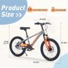 ZUKKA Mountain Bike,20 Inch MTB for Boys and Girls Age 7-10 Years,Multiple Colors