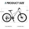 Mountain Bike for Girls and Boys Mountain 24 inch shimano 7-Speed bike
