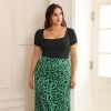 MRIGNT 2 Piece Short Sleeve Bodysuits for Women Sexy Ribbed Square Neck Top